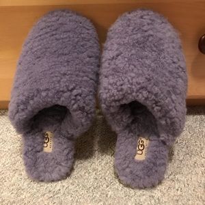 Purple UGG slippers
